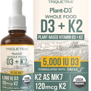 Triquetra D3 + K2 Plant-Based Whole Food