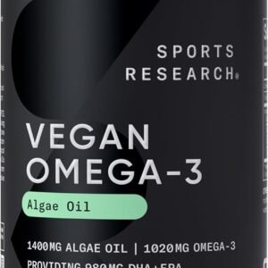 Sports Research Vegan Omega-3 Algae Oil