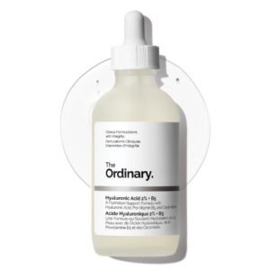 The Ordinary Hyaluronic Acid 2% + B5 with Ceramides hydration serum bottle
